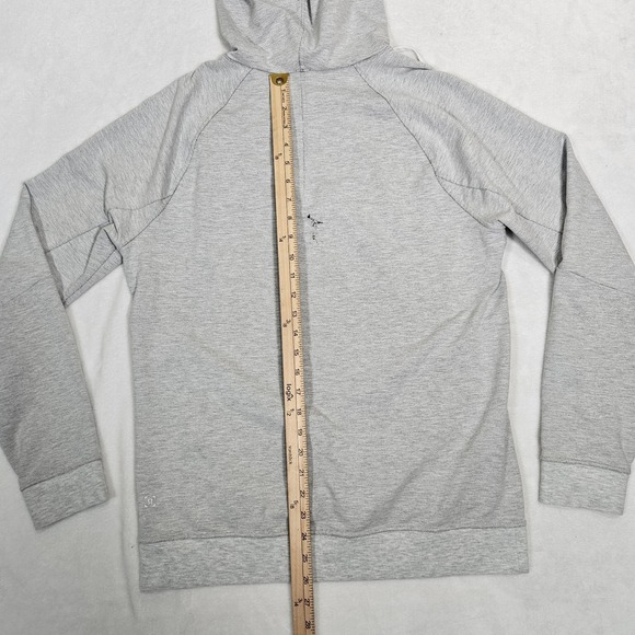 Lululemon Yes Theory Collab Pullover Hoodie Sweatshirt Gray Men's Size Medium - Picture 8 of 9